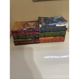 Harry Potter and the sorcerer Stone paperback ‎ book 7 lot 1 through 7
